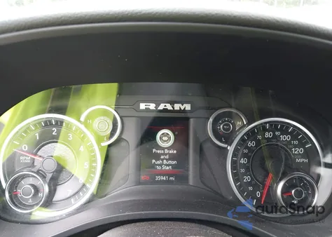 2021 Ram 1500 Big Horn 4X4 6'4 Box from USA, damaged, VIN 1C6SRFBT1MN727401